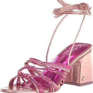 Circus by Sam Edelman Metallic Pink Strappy Heels - BRAND NEW